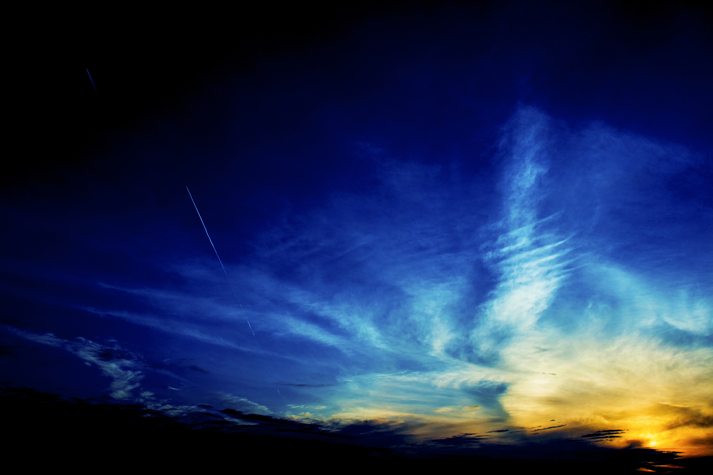 Fonds d'cran Nature Ciel - Nuages Ciel d'un soir...