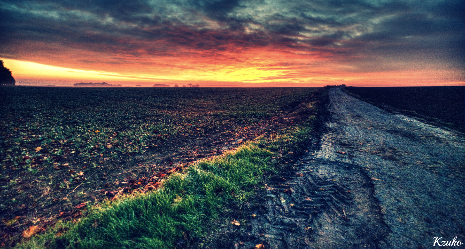 Wallpapers Nature Paths Lev de soleil