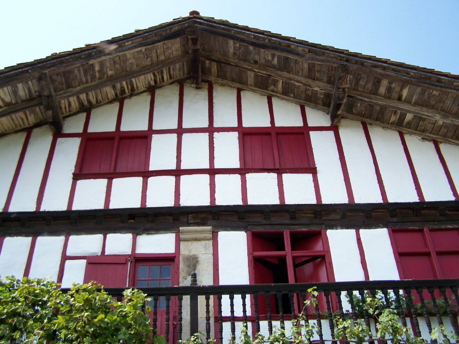 Wallpapers Constructions and architecture Houses Maison basque, Sare, Pyrénées atlantiques