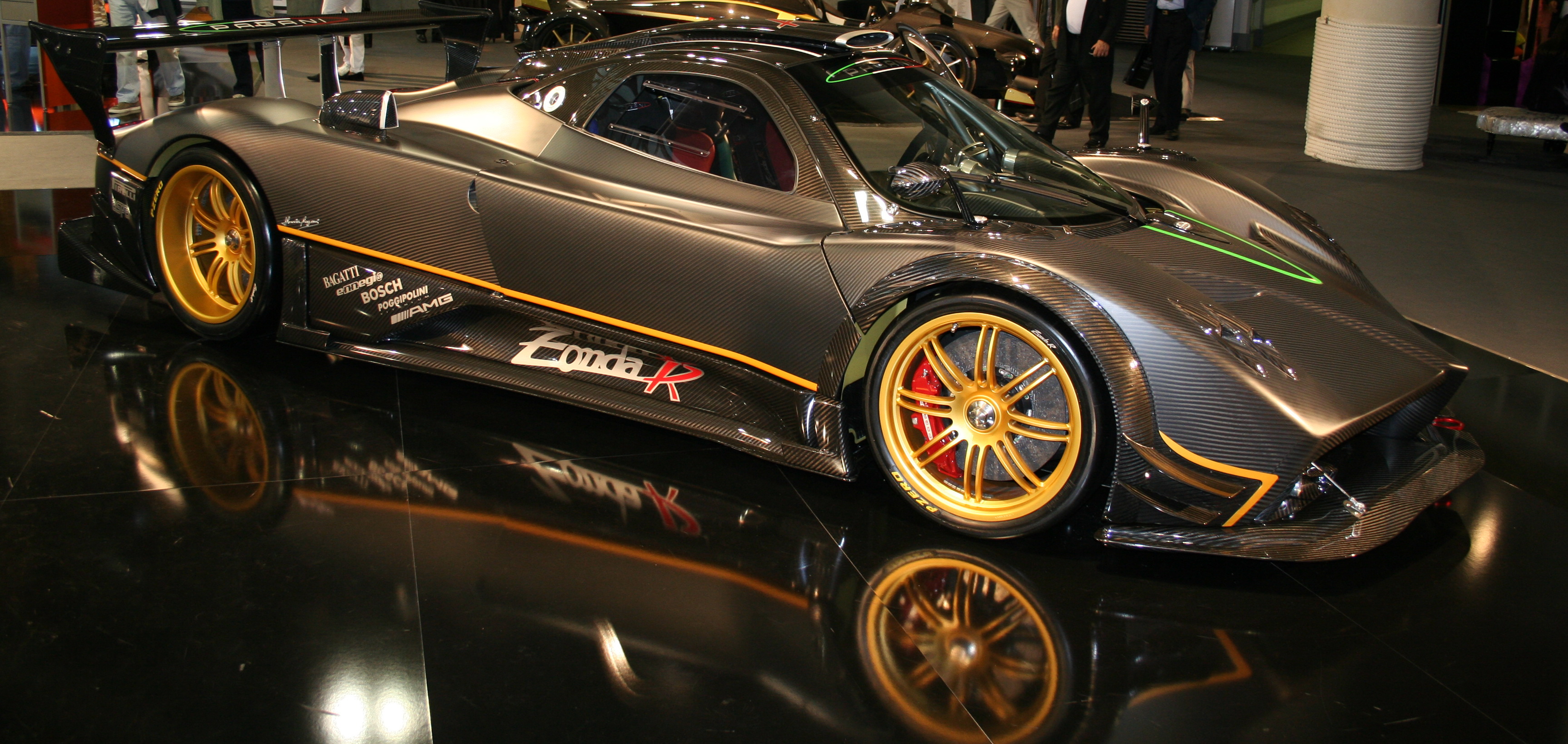 Fonds d'cran Voitures Pagani Pagani Zonda R Salon TOP MARQUES Monaco 2009