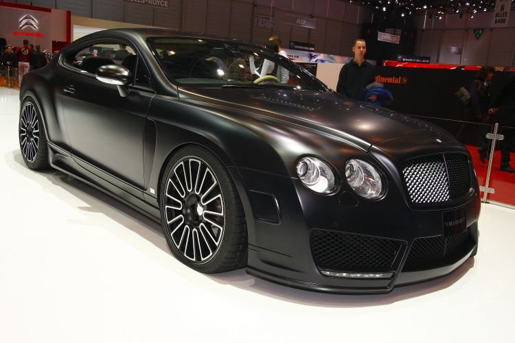 Wallpapers Cars Bentley Bentley Black Mat by Mansory Geneve 2009