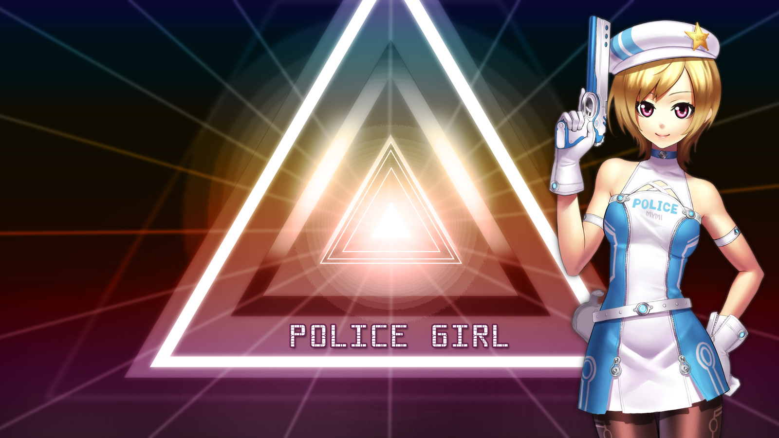 Wallpapers Manga Miscellaneous Police girl