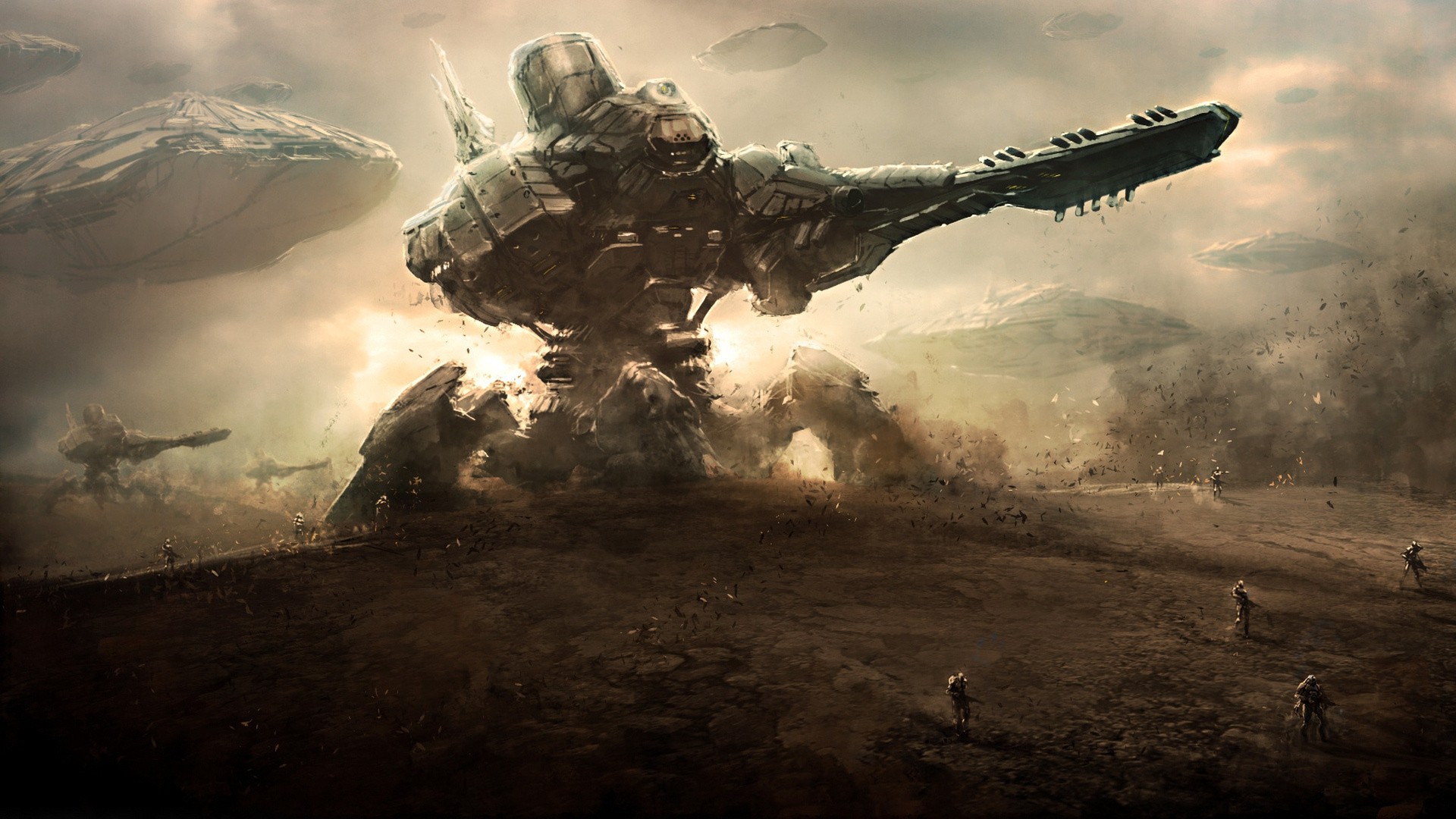 Wallpapers Fantasy and Science Fiction Robots 