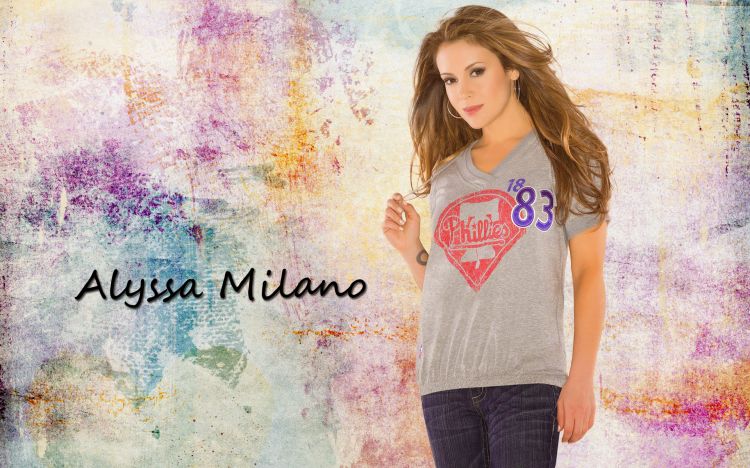 Wallpapers Celebrities Women Alyssa Milano Wallpaper N323622