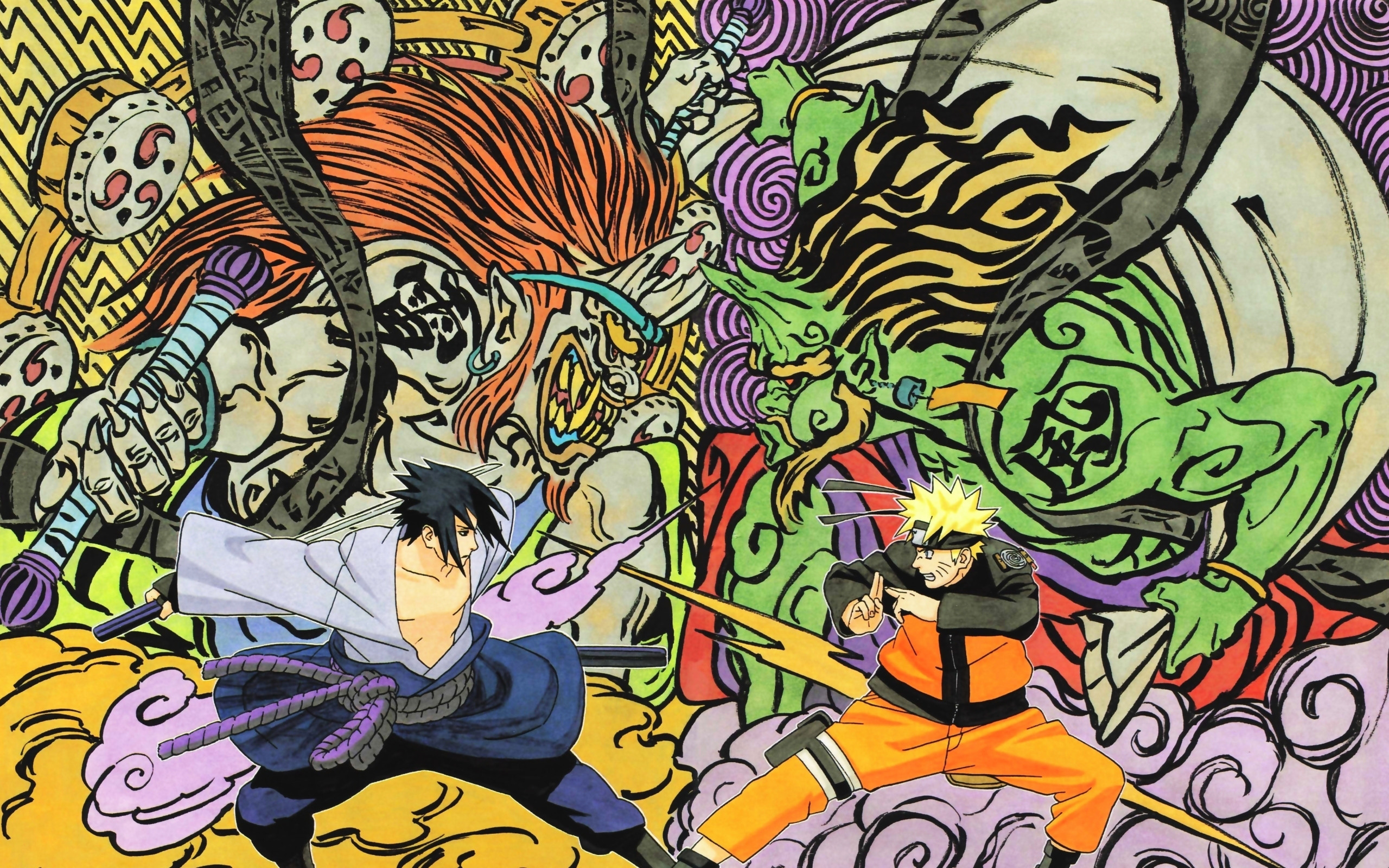 Wallpapers Manga Naruto Naruto Vs Sasuke