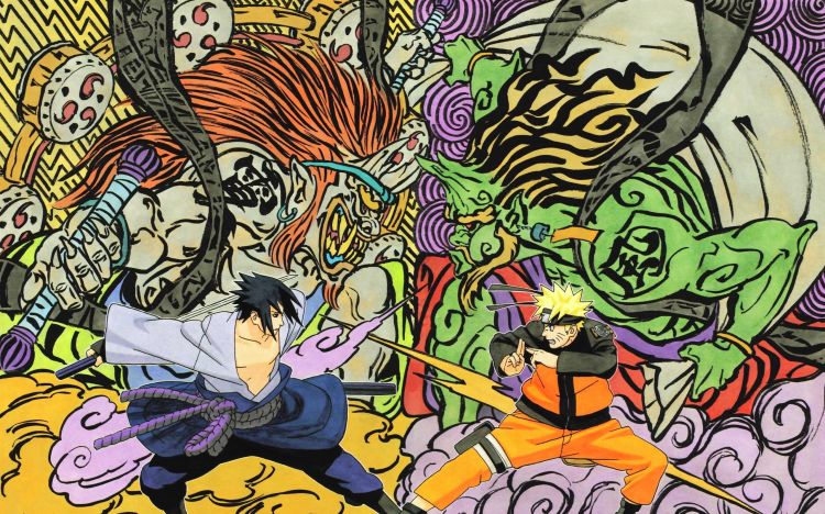 Wallpapers Manga Naruto Naruto Vs Sasuke