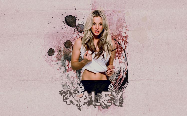 Fonds d'cran Clbrits Femme Kaley Cuoco Wallpaper N324287