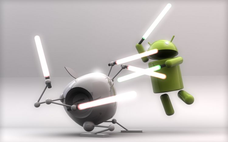 Wallpapers Computers Android android vs apple