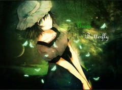  Manga green butterfly