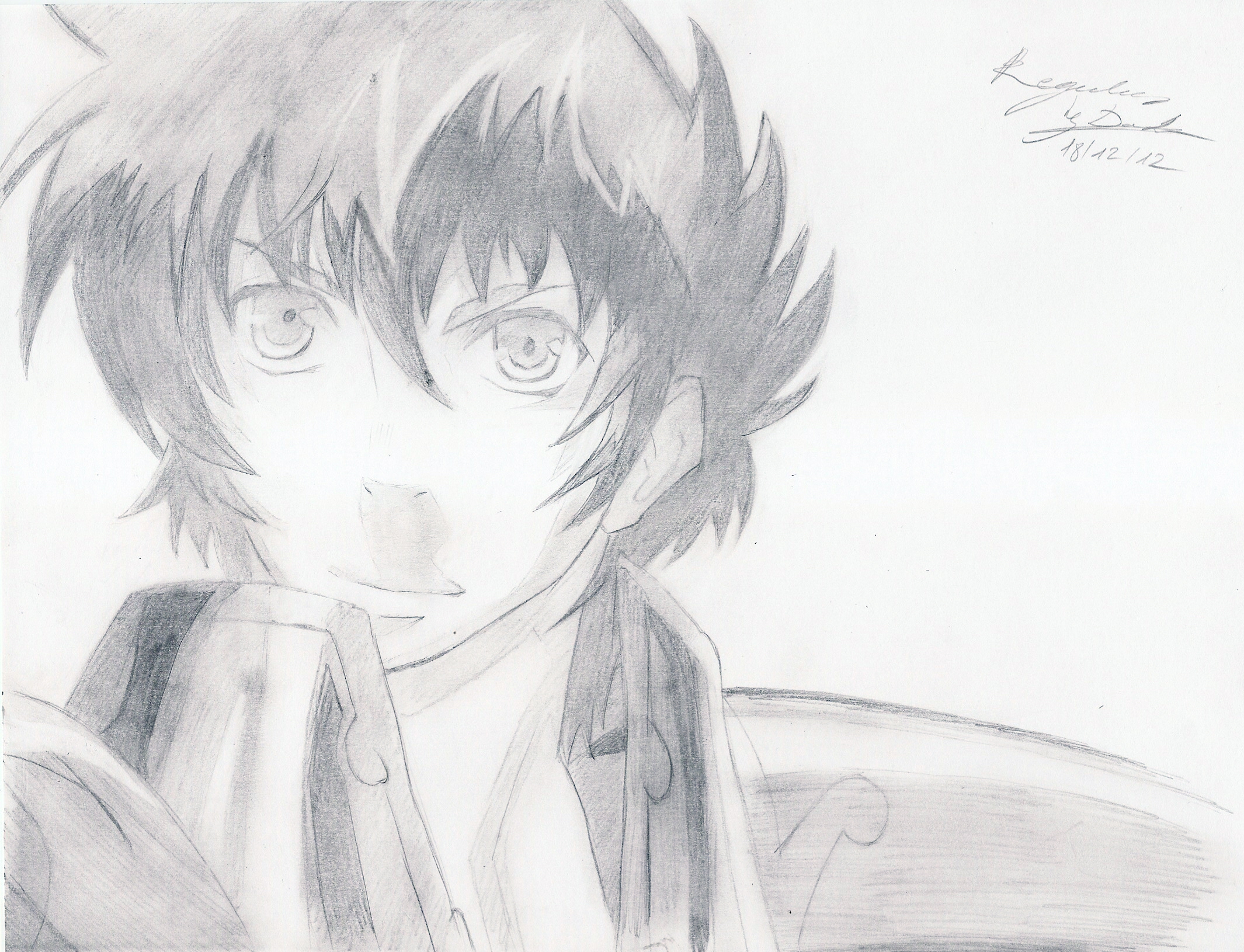 Fonds d'cran Art - Crayon Manga - Saint Seiya Regulus