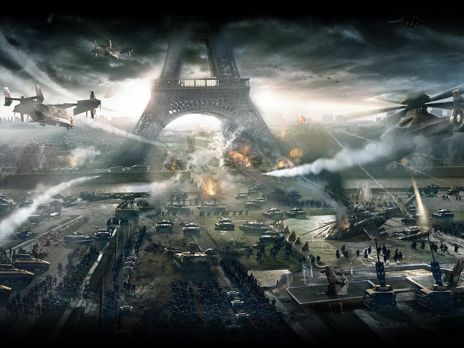 Wallpapers Fantasy and Science Fiction Apocalypses Paris