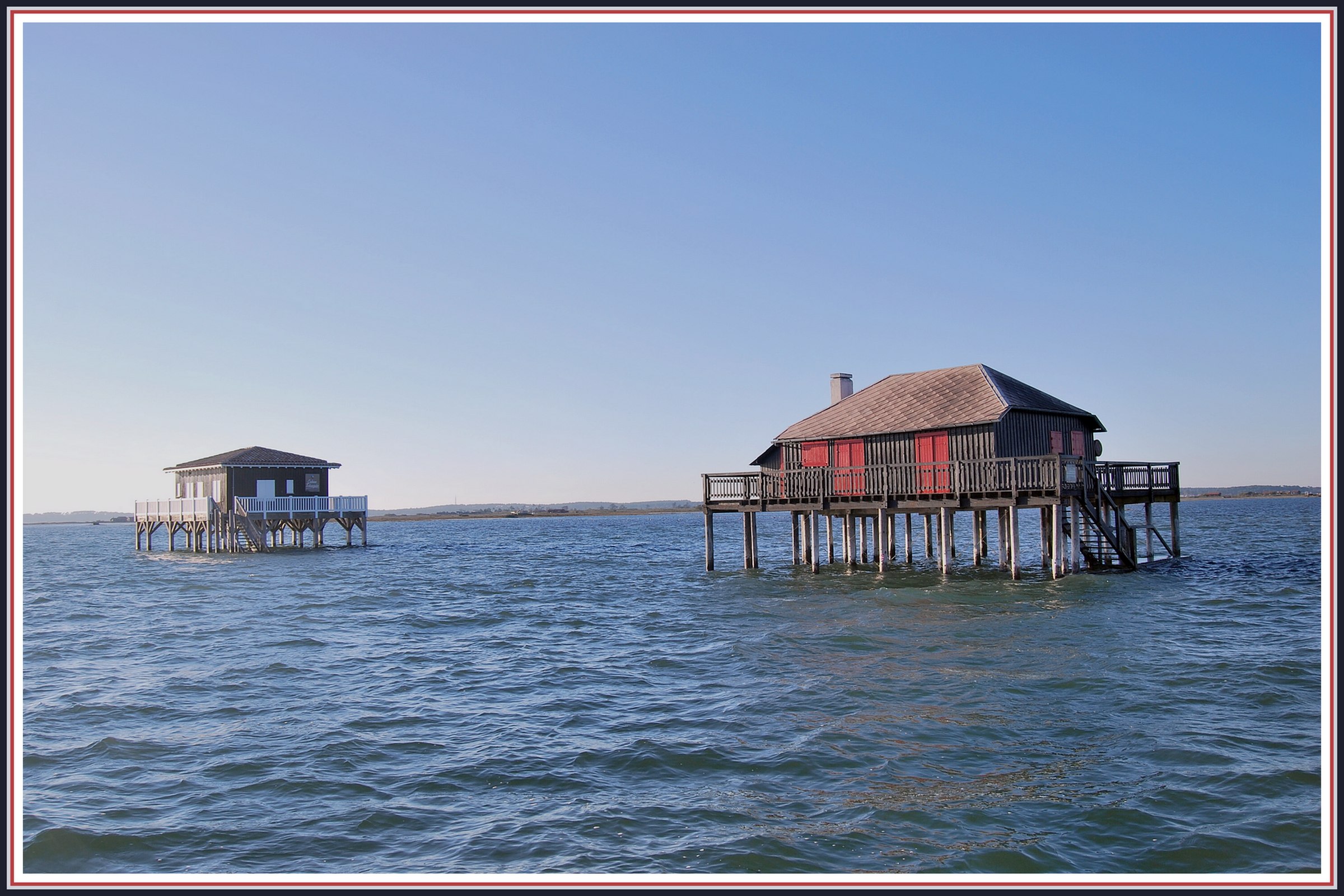 Fonds d'cran Constructions et architecture Constructions diverses Cabanes tchanquées - Baie d'Arcachon