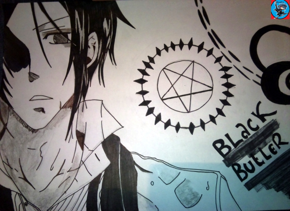 Fonds d'cran Art - Crayon Manga - Divers Sebastian Michaelis de Black Butler