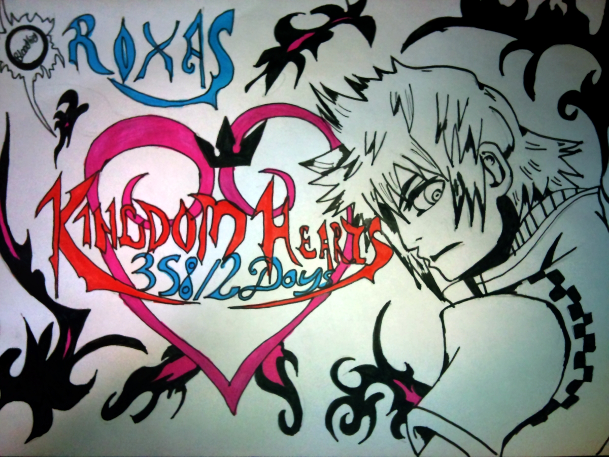 Fonds d'cran Art - Crayon Manga - Divers Roxas de kingdom hearts 358/2 days 