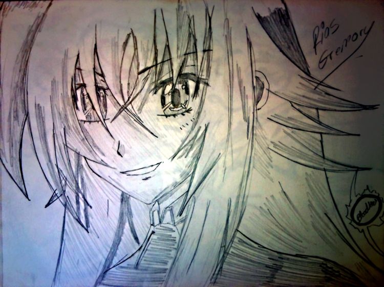 Fonds d'cran Art - Crayon Manga - Divers Rias Gremory 