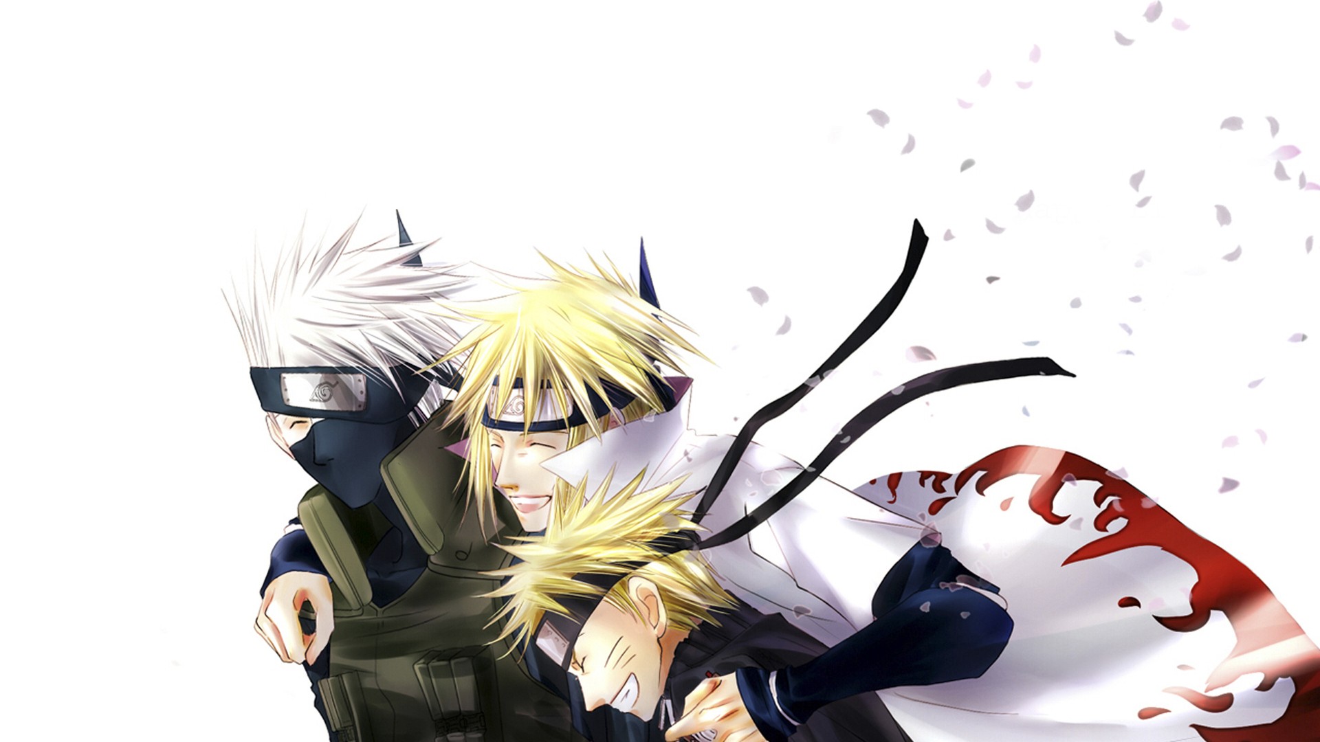 Fonds d'cran Manga Naruto Naruto Kakashi et Minato 