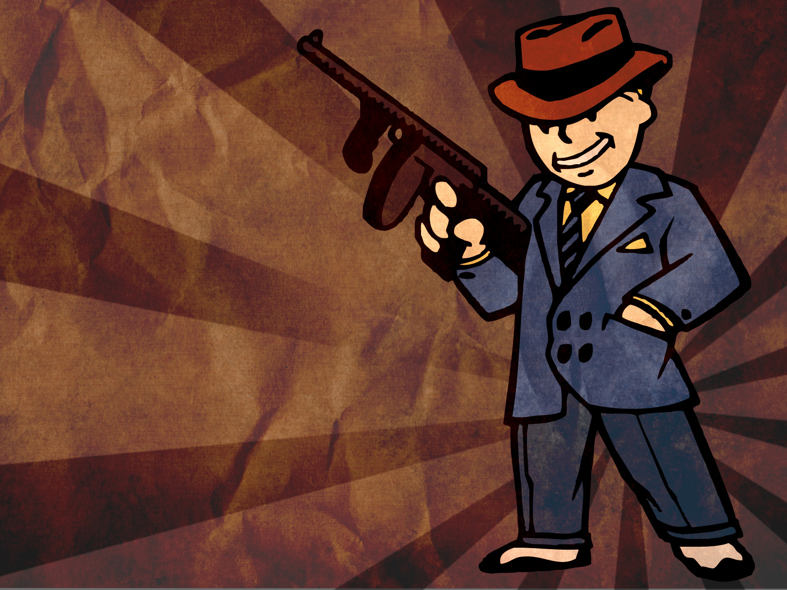 Fonds d'cran Jeux Vido Fallout: New Vegas pipboy gangster