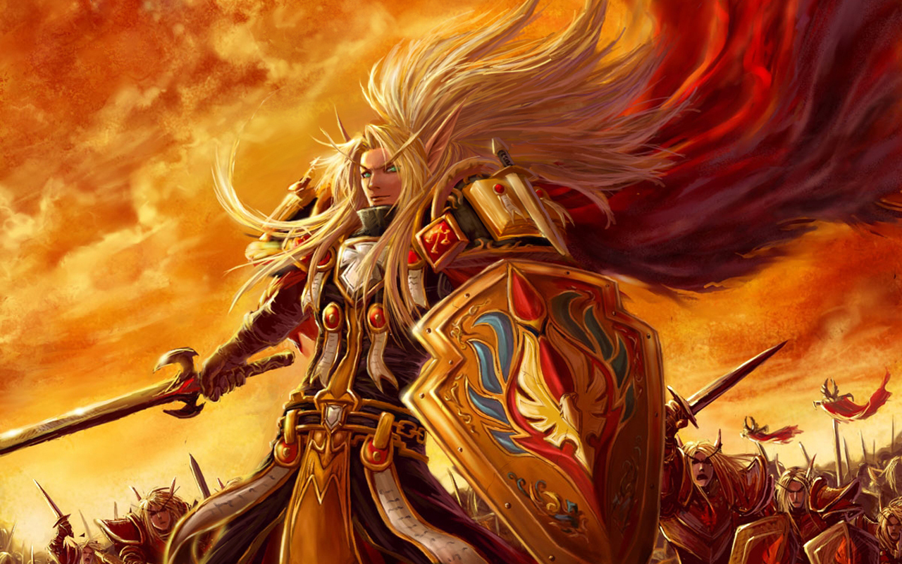 Wallpapers Video Games World of Warcraft Elfe de sang paladin