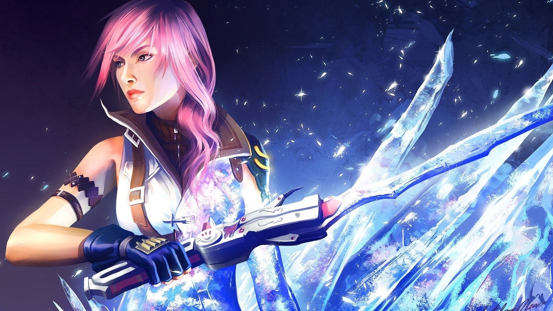 Fonds d'cran Jeux Vido Final Fantasy - Divers Lightning 