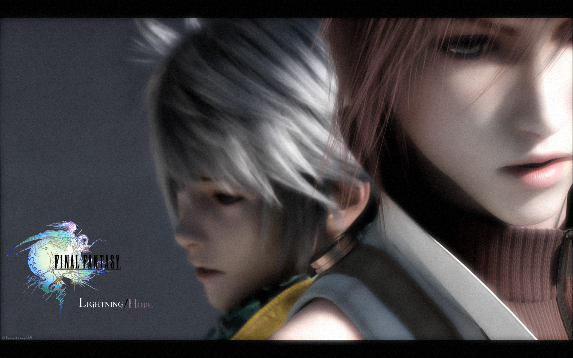 Wallpapers Video Games Final Fantasy XIII Lightning et Hope