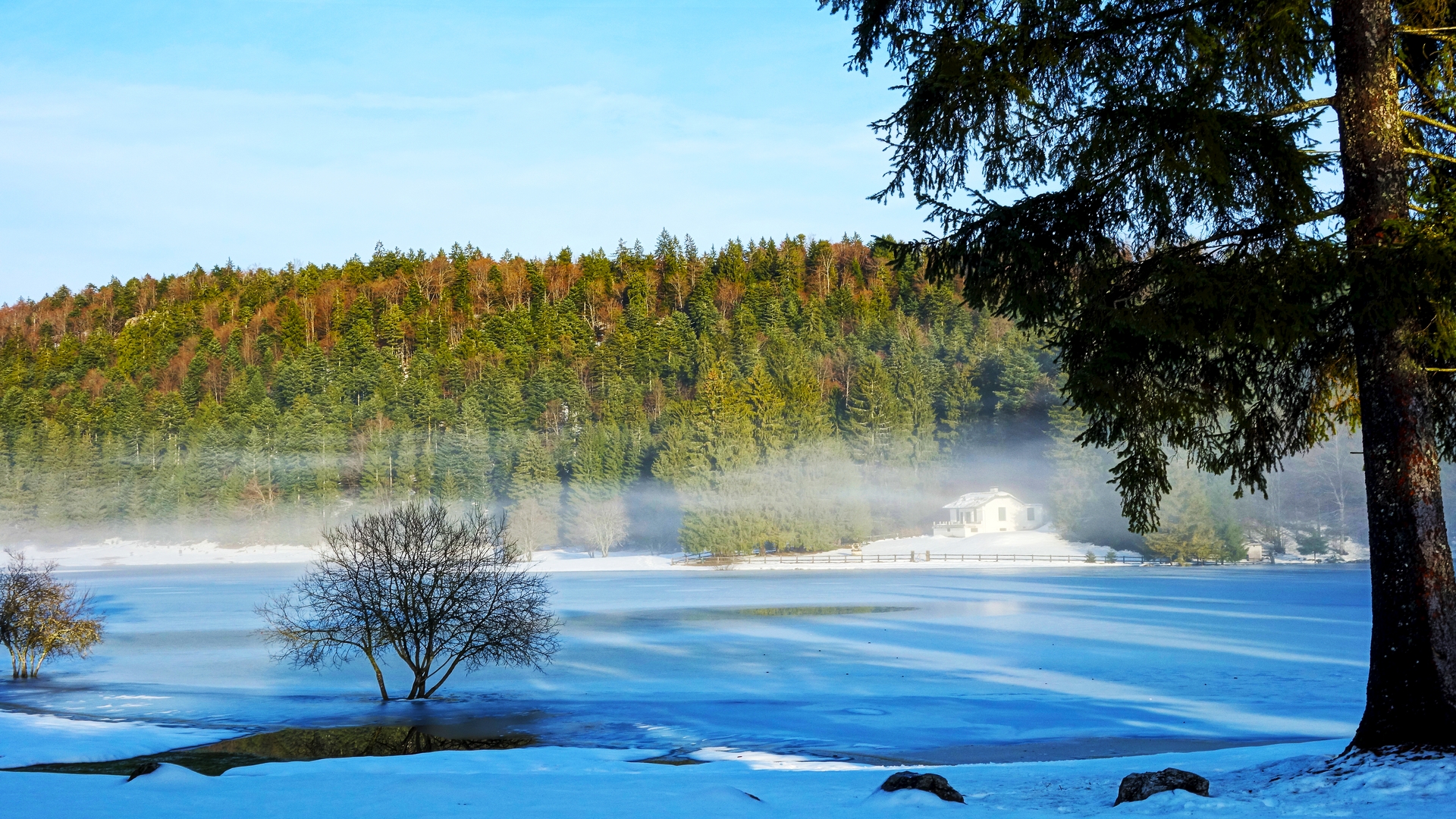 Wallpapers Nature Saisons - Winter Lac Genin - Hiver 2