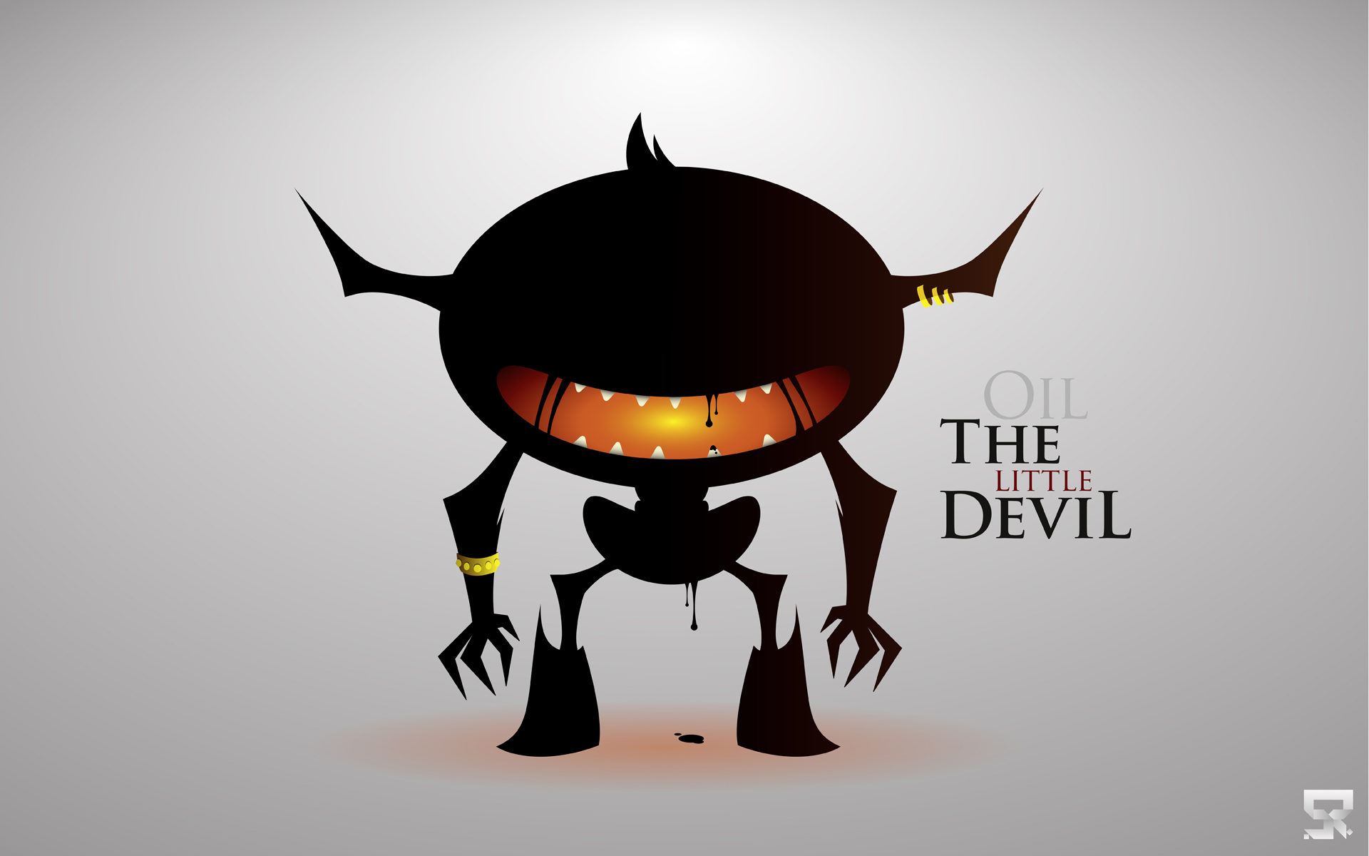 Wallpapers Digital Art Characters Oil the little Devil