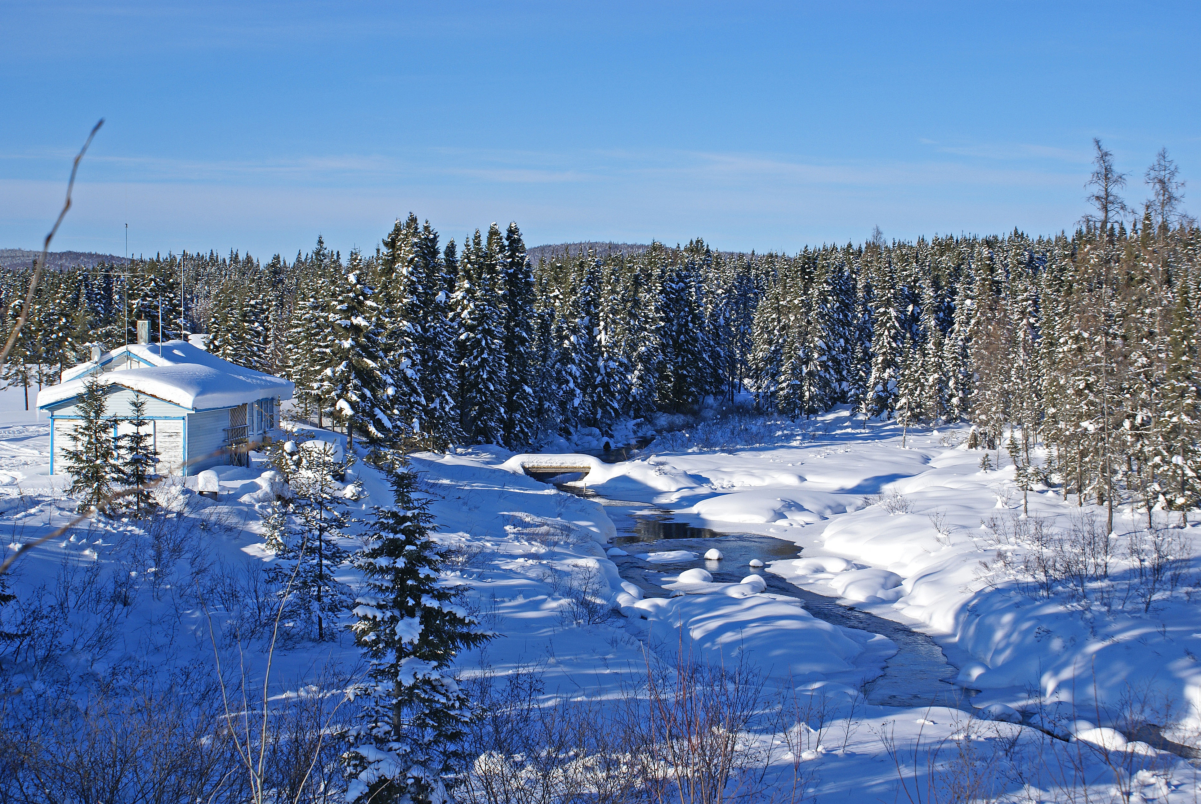 Wallpapers Nature Saisons - Winter FERM POUR L'HIVER