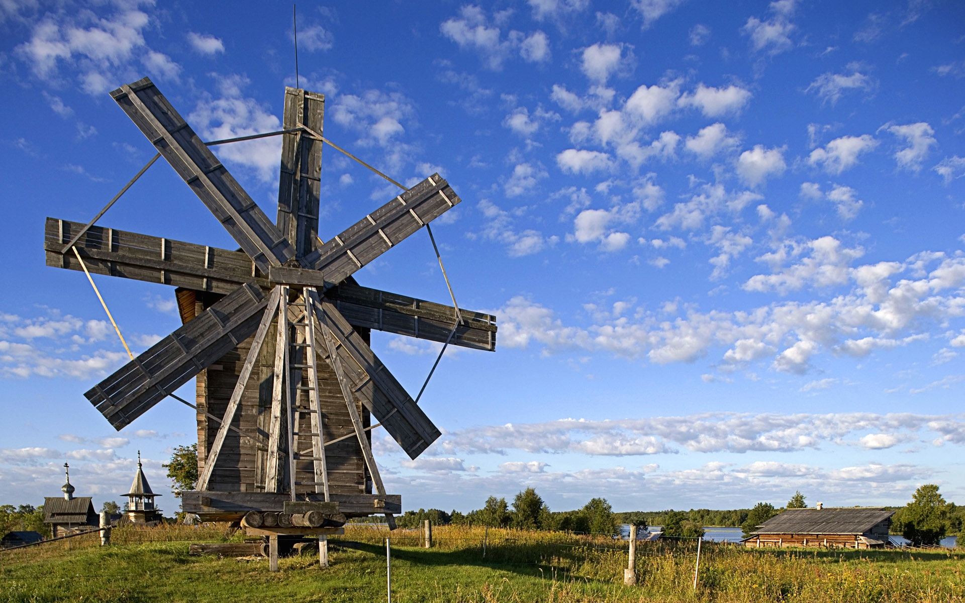 Fonds d'cran Constructions et architecture Moulins - Eoliennes 