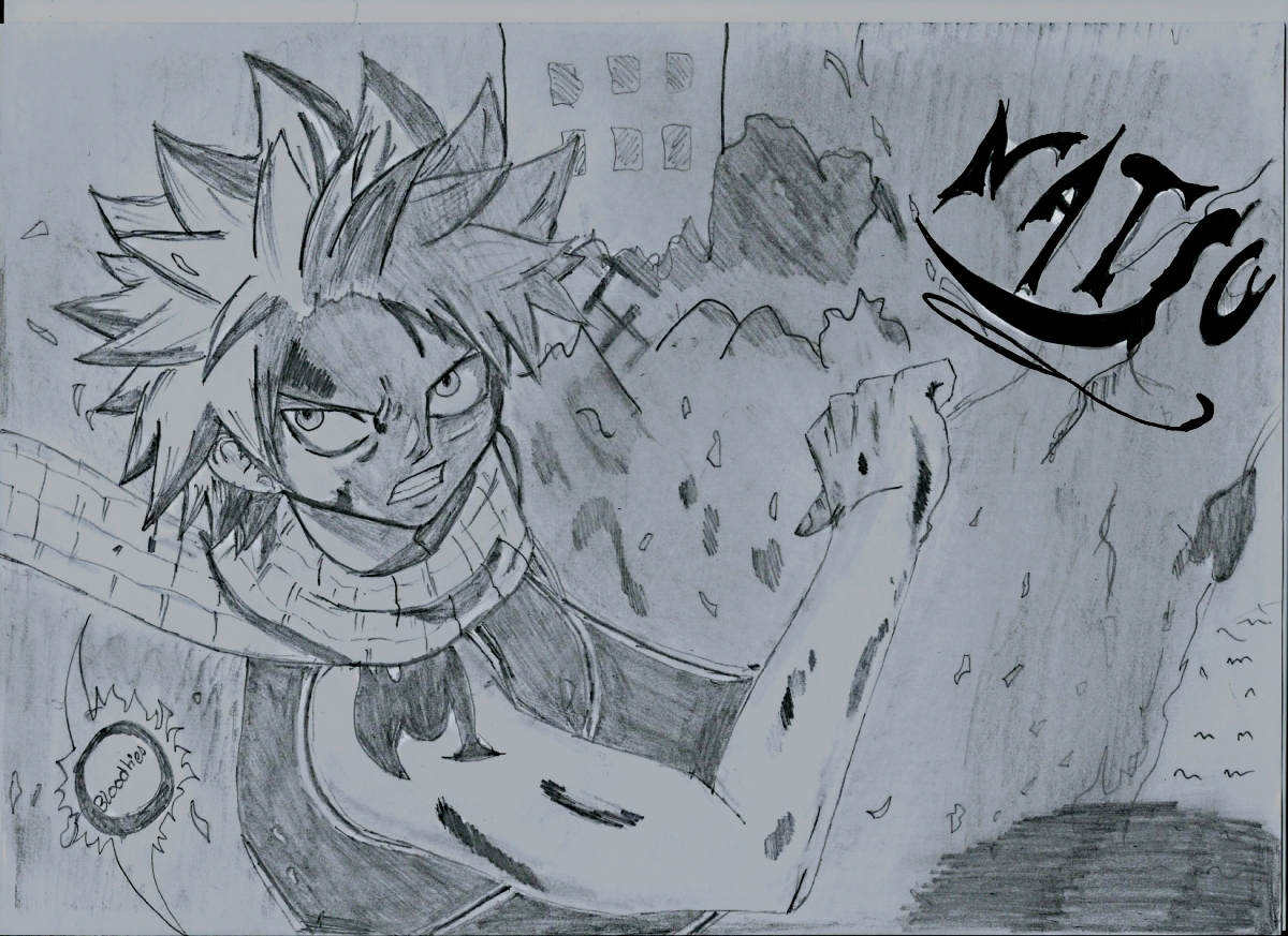 Wallpapers Art - Pencil Manga - Fairy Tail 