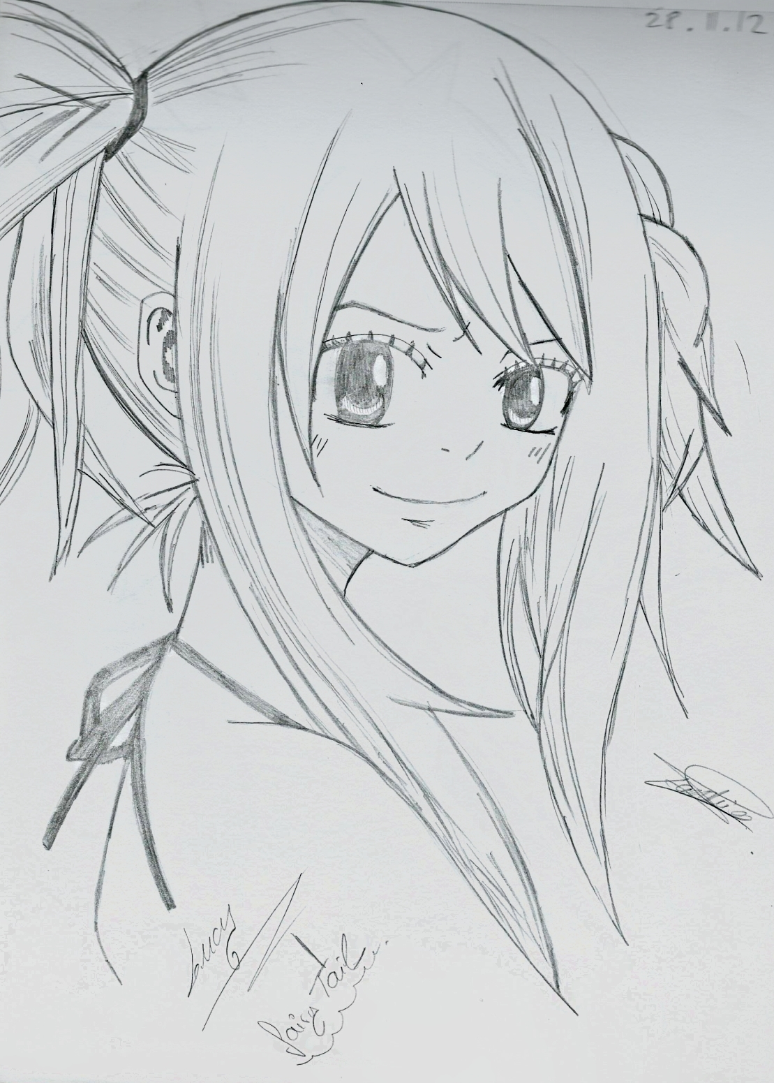 Wallpapers Art - Pencil Manga - Fairy Tail 