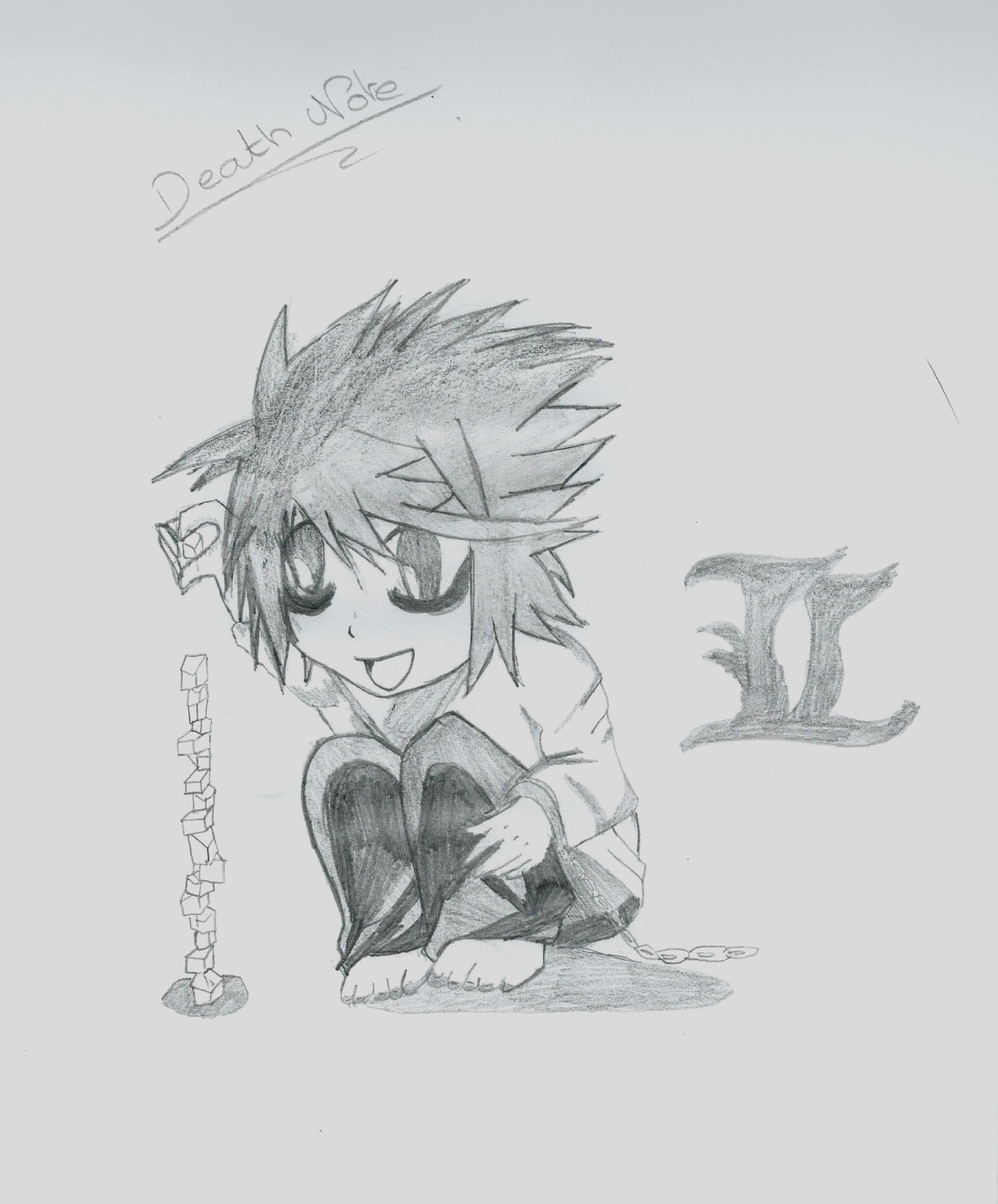 Fonds d'cran Art - Crayon Manga - Death Note 