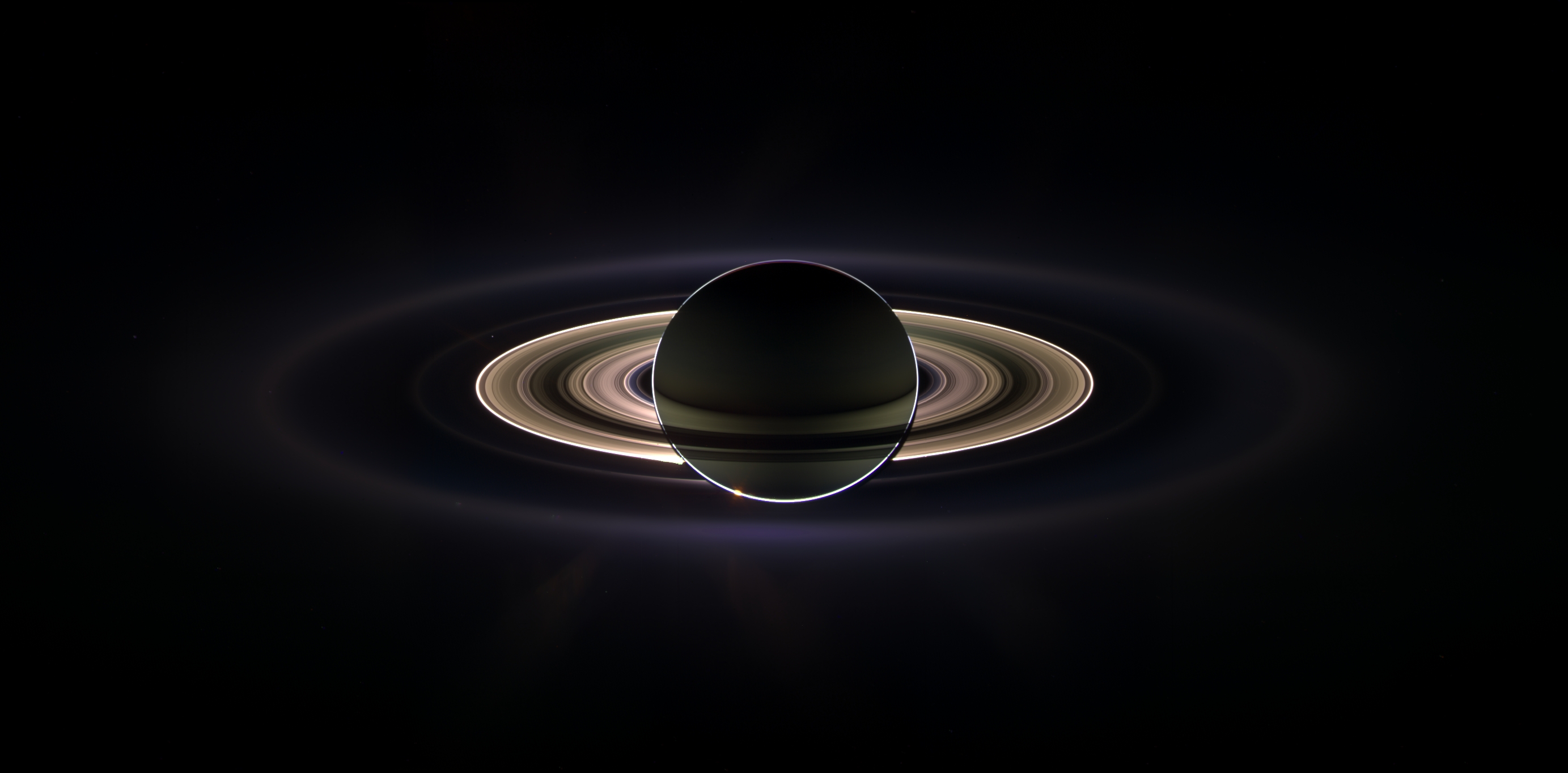 Wallpapers Space Saturne In Saturn's Shadow