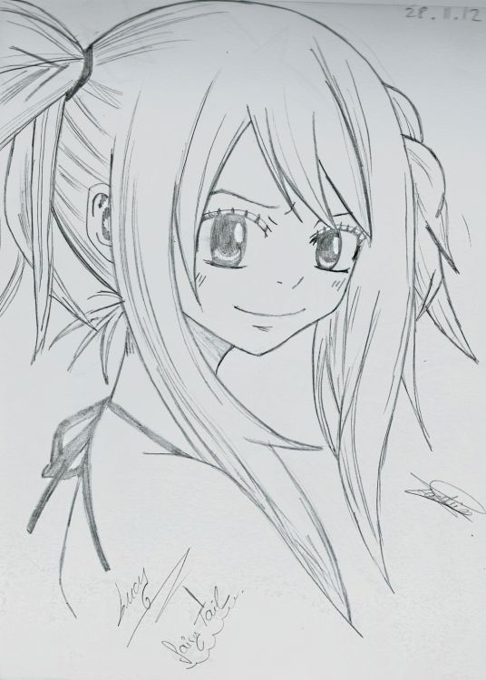 Wallpapers Art - Pencil Manga - Fairy Tail Wallpaper N328144