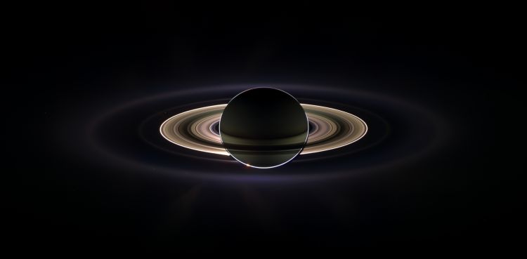 Fonds d'cran Espace Saturne In Saturn's Shadow