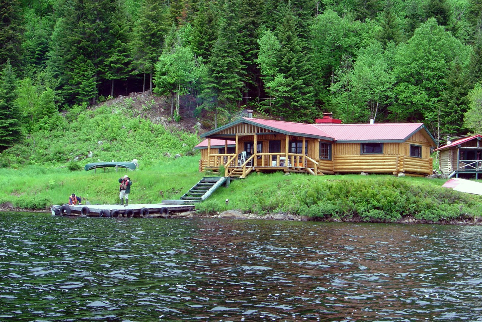 Wallpapers Trips : North America Canada CHALET LAC DU PLANPERDU