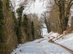  Nature la plaine sous la neige