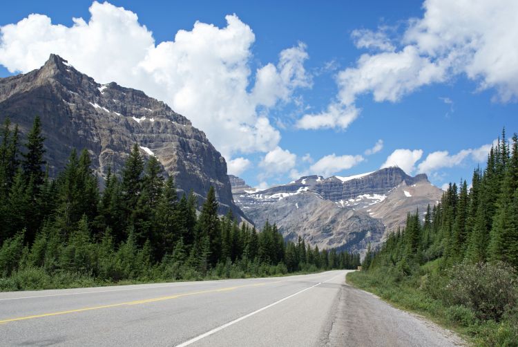 Fonds d'cran Voyages : Amrique du nord Etats-Unis ROUTE DE JASPER