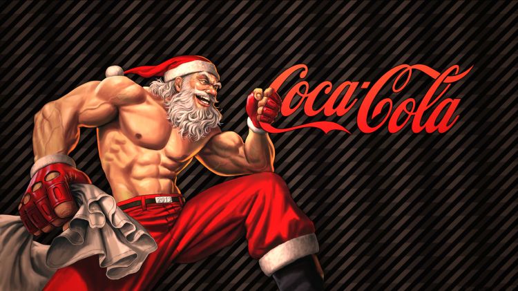 coca cola santa wallpaper