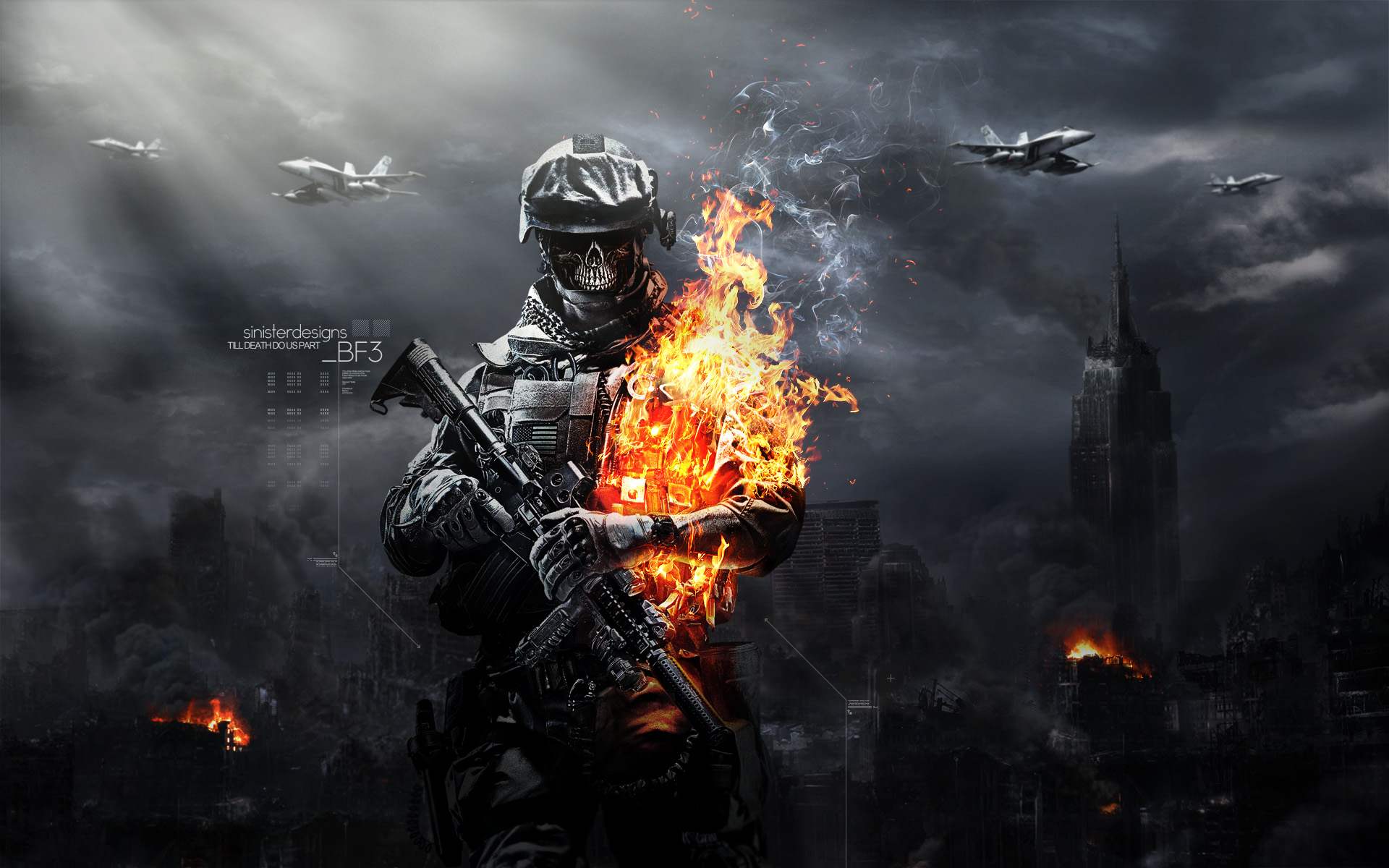 Fonds d'cran Jeux Vido Battlefield 3 BF3