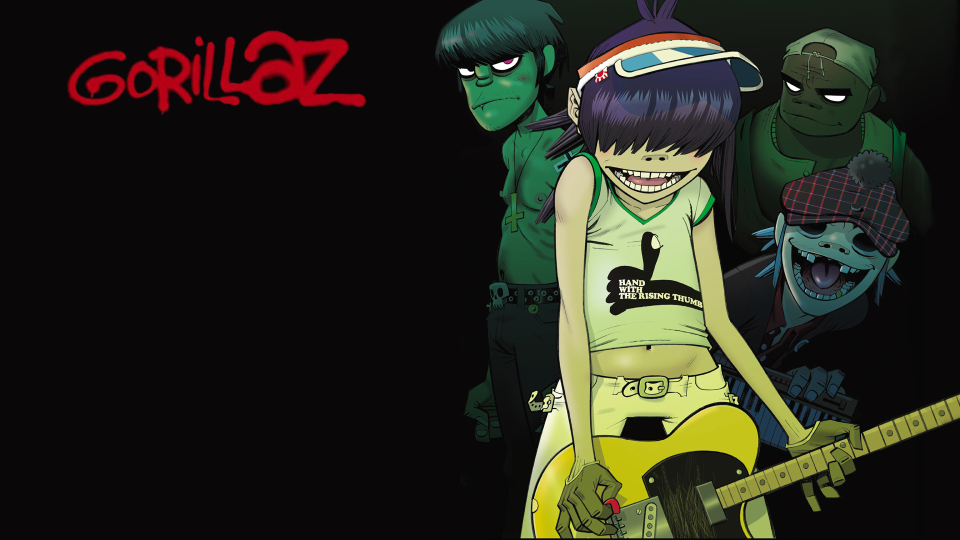 Fonds d'cran Musique Gorillaz 