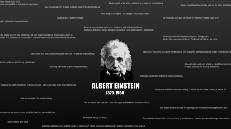 Fonds d'cran Clbrits Homme Albert Einstein Wallpaper N329343