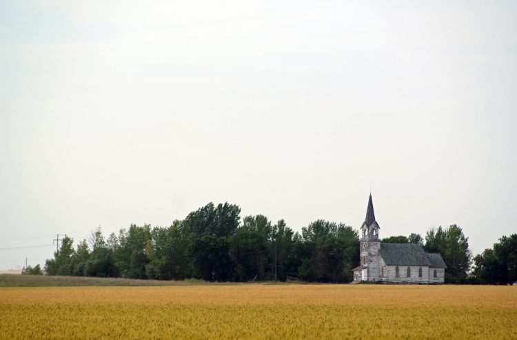 Wallpapers Nature Landscapes EGLISE ABANDONN