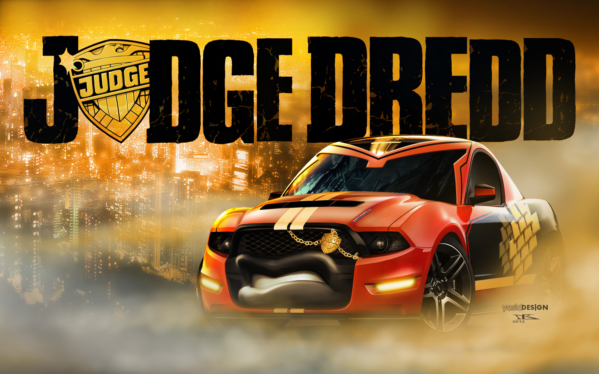 Wallpapers Cartoons Cars 1 and 2 Judge Dredd