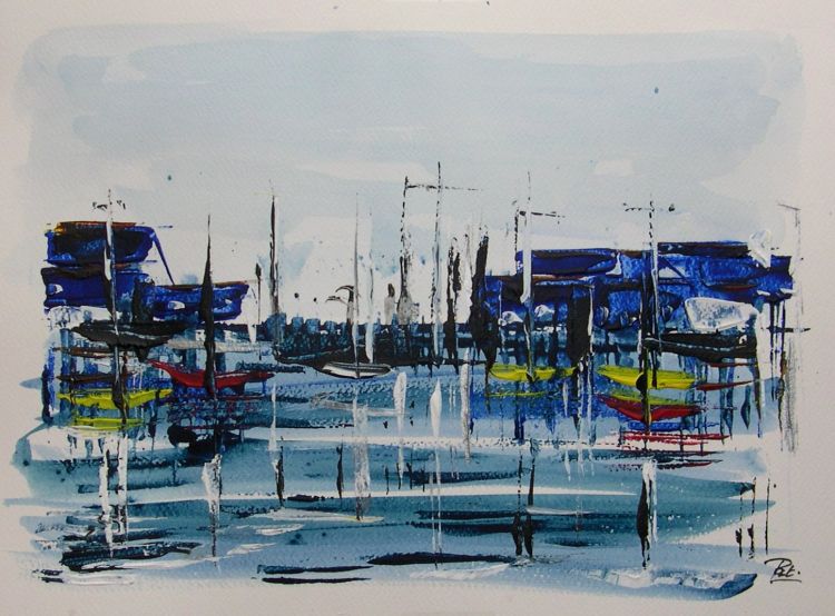 Wallpapers Art - Painting Navy and Harbour pat29730.free.fr