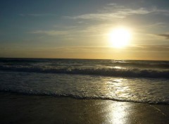  Nature plage au couchant