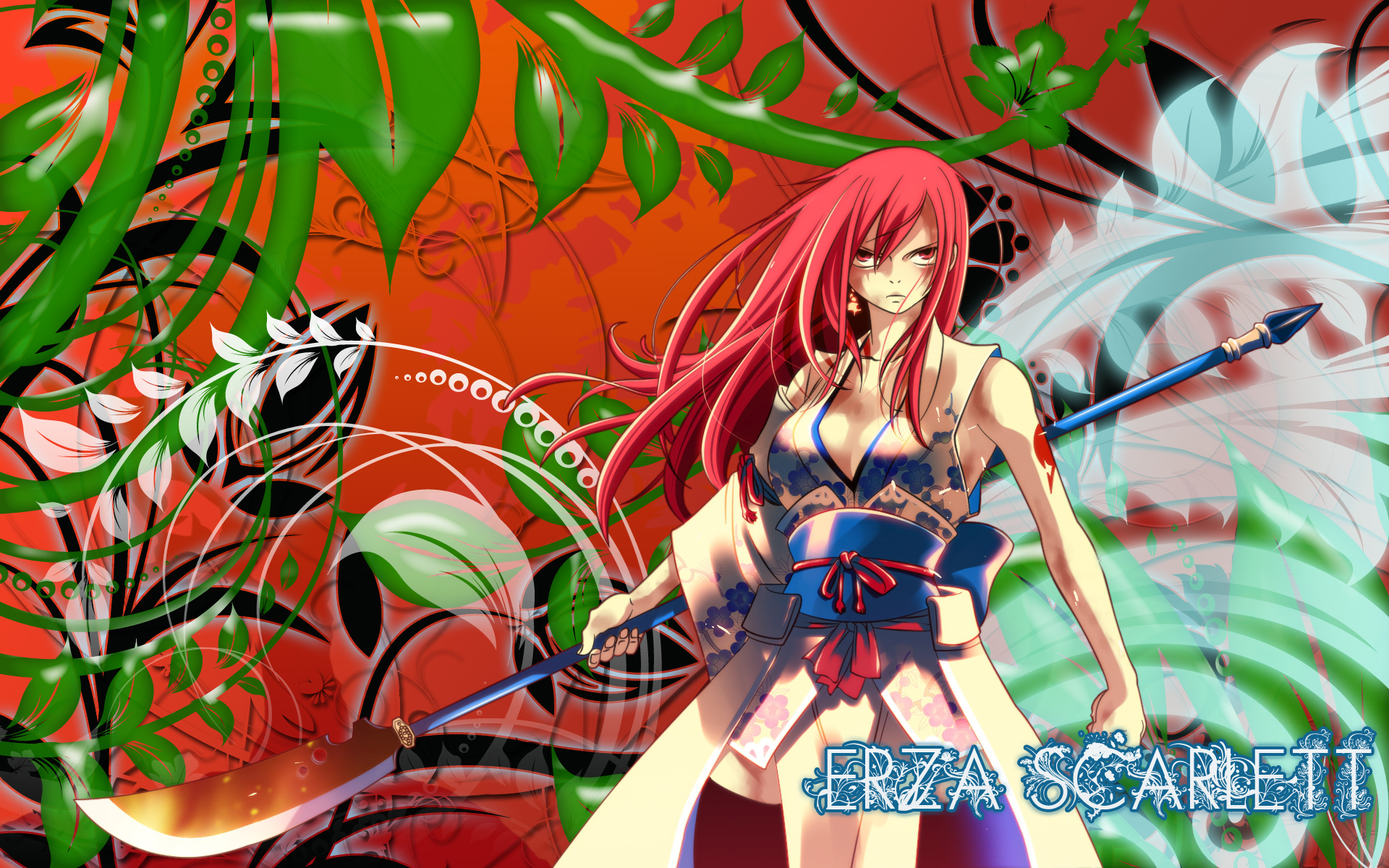 Wallpapers Manga Fairy Tail Fairy tail Erza Scarlett Titannia,La reines des fées