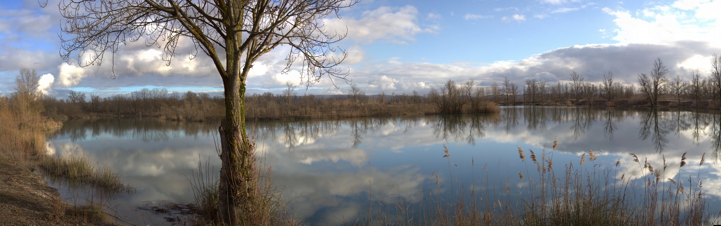 Wallpapers Nature Lakes - Ponds avec du ciel bleu