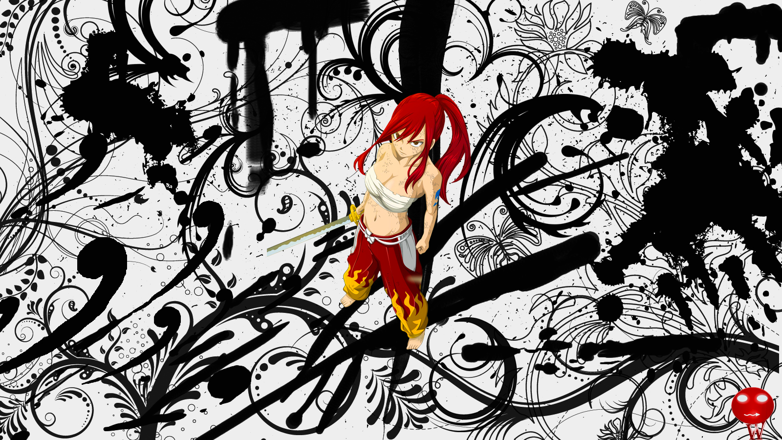 Fonds d'cran Manga Fairy Tail fairy tail erza scarlett