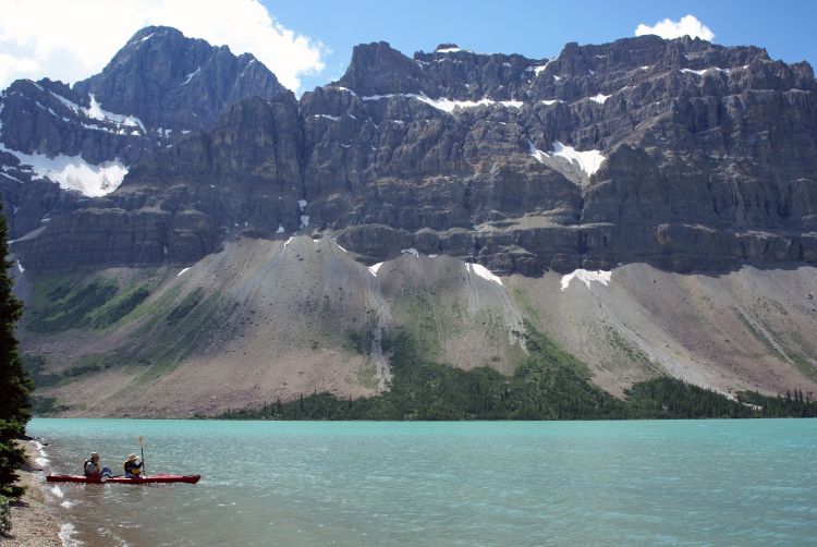 Wallpapers Nature Glaciers KAYAK SUR UN LAC DE GLACIER