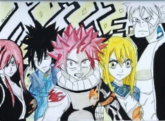  Art - Pencil Fairy Tail quipe A des Grands Jeux Magiques